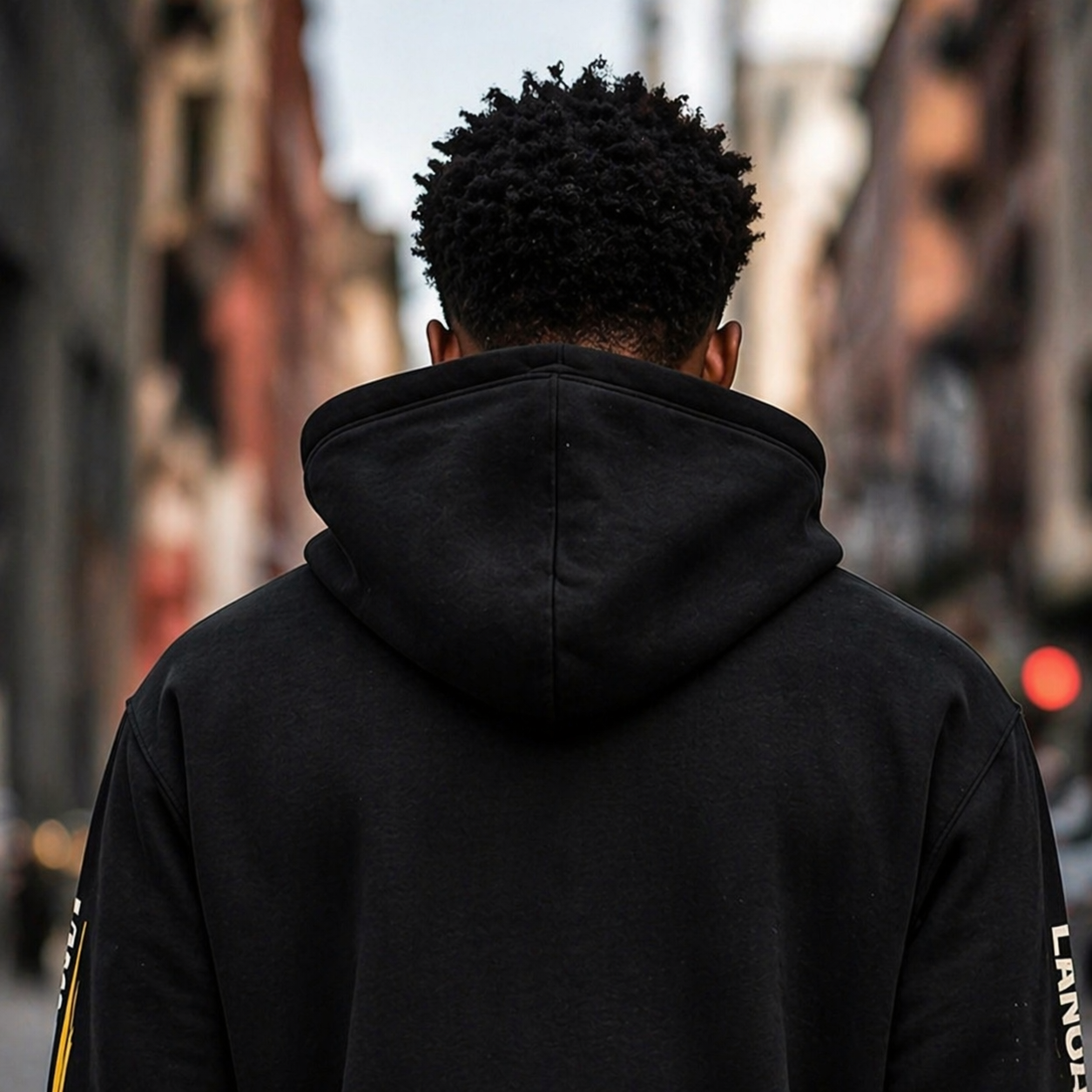 Change Your Language Oversized Fleece Hoodie – Motivational Graphic Streetwear Hoodie